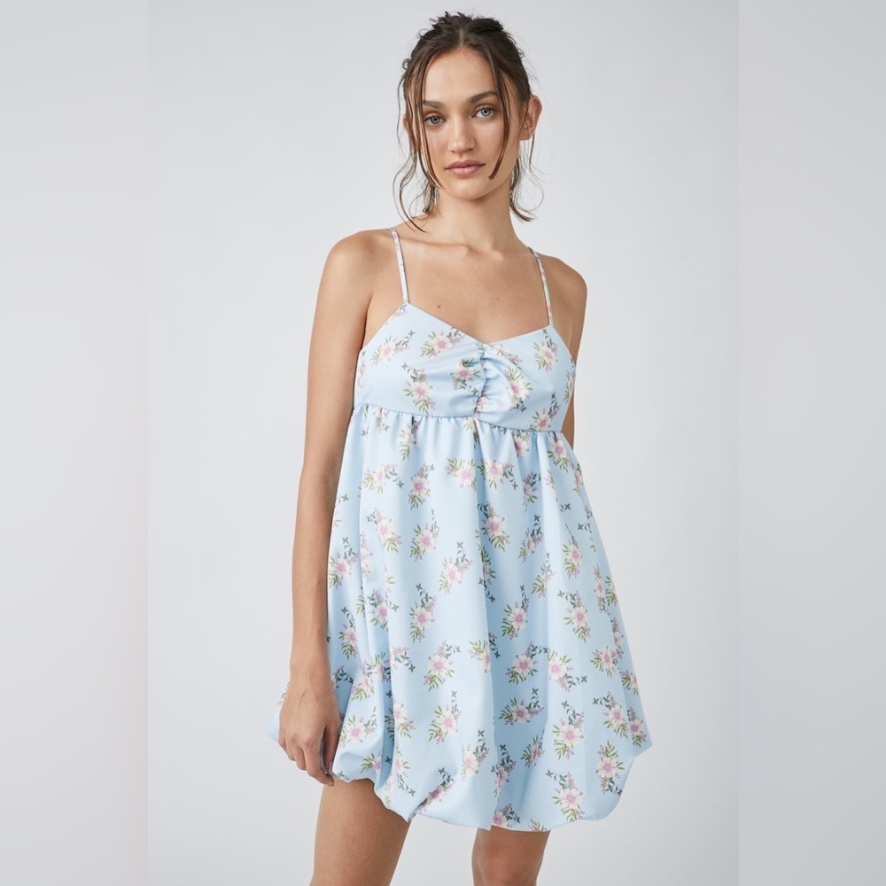 FREE PEOPLE In A Bubble Floral Mini Dress - Picture 4 of 12